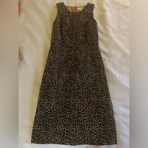 J Crew Animal Print Dress 🤗